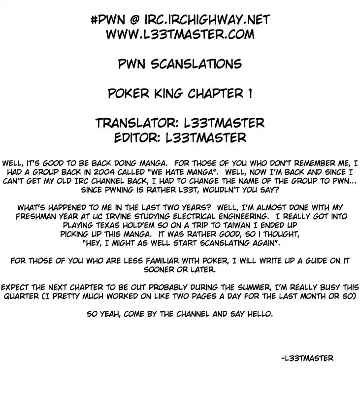 Poker King Chapter 1 58